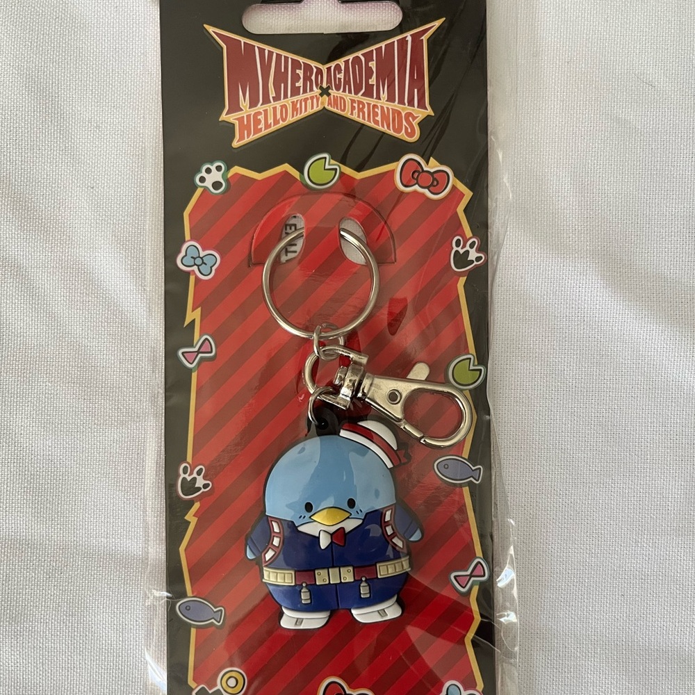 Sanrio X My Hero Academia: Tuxedo Sam x Todoroki Keychain